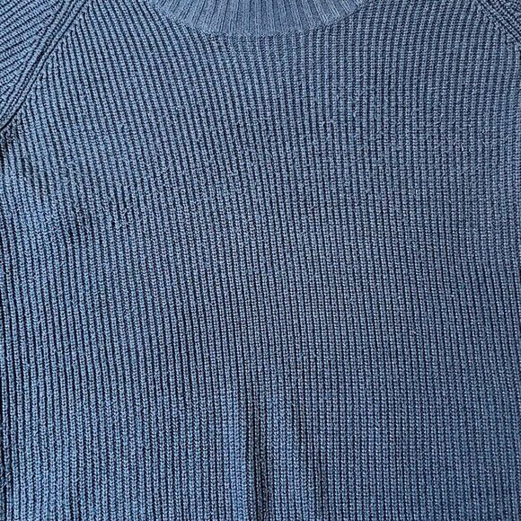 Avenue Design Sweater Collection Blue Ribbed 3/4 Sleeve 22/24 Sweater - Picture 4 of 10